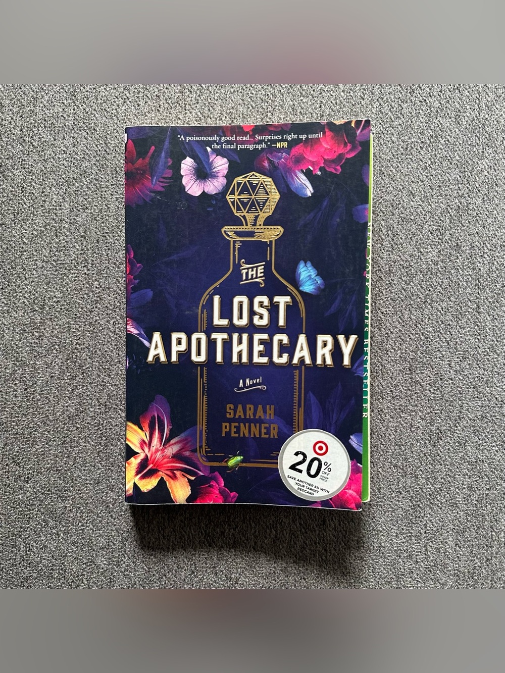 Sarah Penner Lost Apothecary Paperback Book